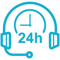 24時間サポート