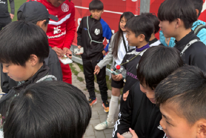 公開練習の見学
