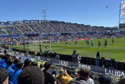 試合観戦